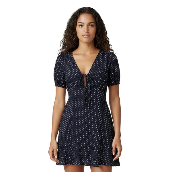Jack Wills Dam Polka Dot Miniklänning 6 UK Marinblå Navy 6 UK