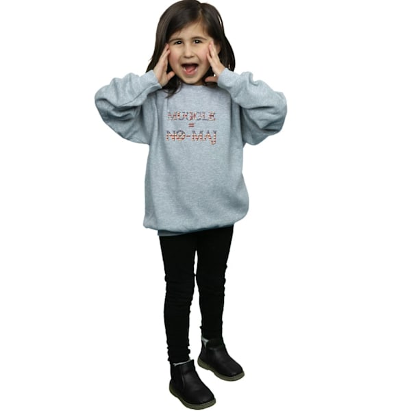 Fantastiska vidunder Girls No Muggle No Maj Sweatshirt 9-11 år S Sports Grey 9-11 Years