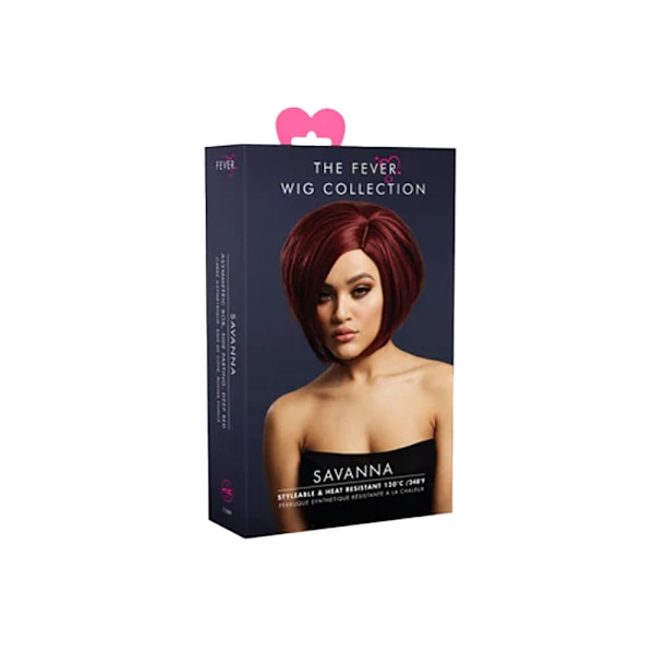 Fever Dam/Kvinnor Savanna Peruk One Size Djupröd Deep Red One Size
