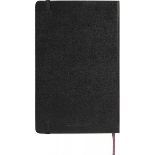 Moleskine Classic L hårt cover prickad anteckningsbok One Size Solid B Solid Black One Size