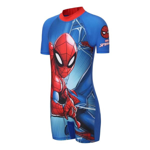 Spider-Man Baddräkt för barn 3-4 år Röd/Blå Red/Blue 3-4 Years