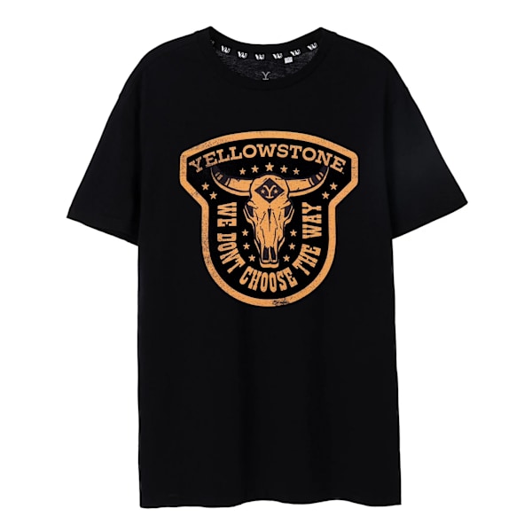 Yellowstone Mens We Don´t Choose The Way Kortärmad T-shirt Black L