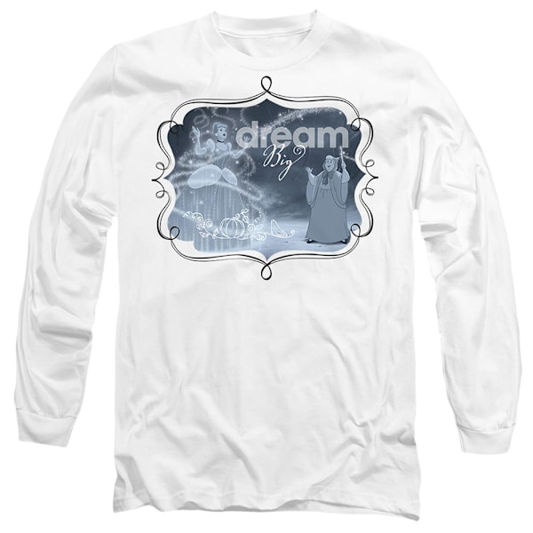 Askungen Unisex Vuxen Dream Big Fairy Godmother T-Shirt S Whi White S