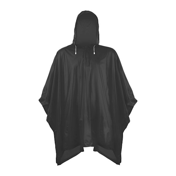 Splashmacs Unisex Lätt Regn Poncho ONE Svart Black ONE