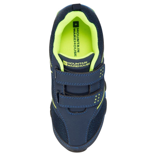 Mountain Warehouse Barn/Barn Light Up Träningsskor 11 UK Barn Navy/Lime Green 11 UK Child