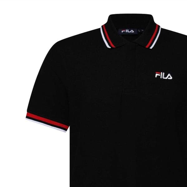 Fila Herr Bowey Pikétröja XL Svart Black XL
