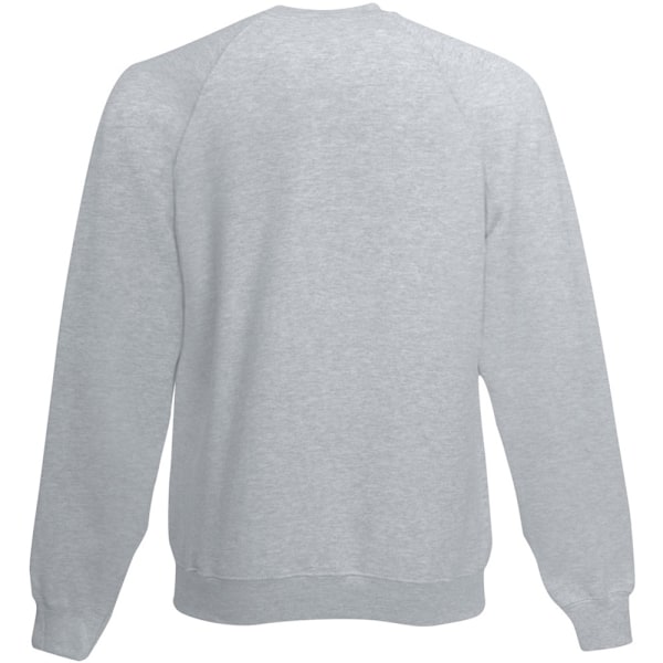 Fruit Of The Loom Raglanärm Belcoro® Sweatshirt 4XL Heather Grey Heather Grey 4XL
