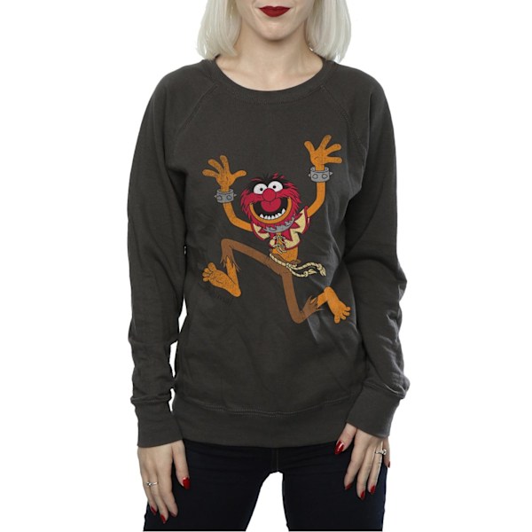 The Muppets Dam/Damer Animal Sweatshirt XL Ljus Grafit Light Graphite XL