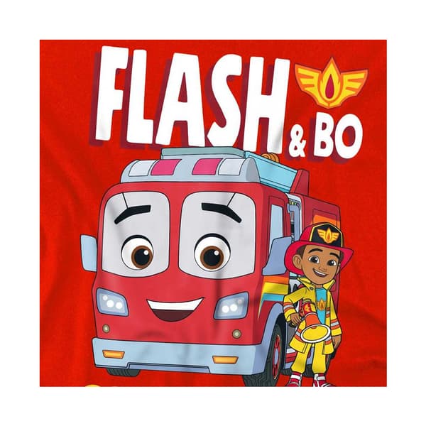 Firebuds Barn/Kids Flash Brandbil Tröja 7-8 År Red 7-8 Years