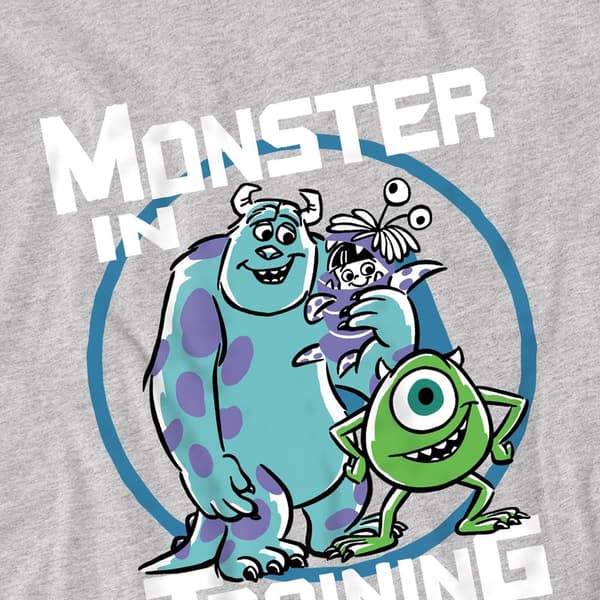Monsters Inc Barn/Barn Träningströja 5-6 År Athletic Heather 5-6 Years