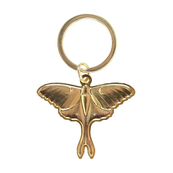 Something Different Luna Moth Nyckelring One Size Grön/Guld Green/Gold One Size