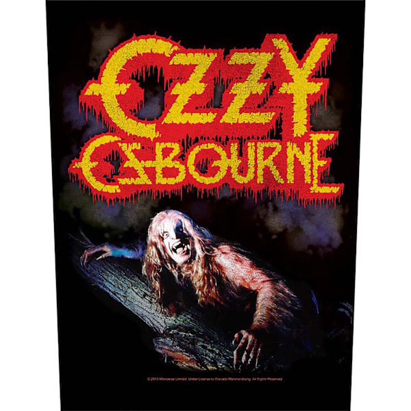 Ozzy Osbourne Bark at the Moon Patch En Storlek Gul/Röd/Brun/ Yellow/Red/Brown/Black One Size