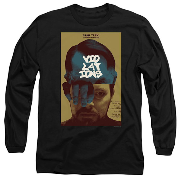 Star Trek Unisex Vuxen The Next Generation Säsong 5 Avsnitt 12 Black XL