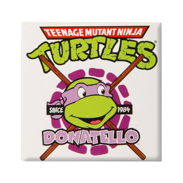 Teenage Mutant Ninja Turtles Donatello Kylskåpsmagnet En Storlek W White/Green/Purple One Size