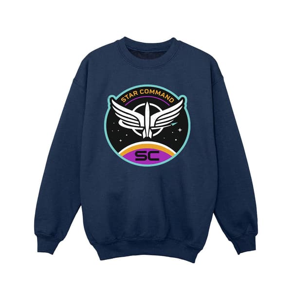 Disney Flickor Lightyear Star Command Cirkel Tröja 5-6 År Navy Blue 5-6 Years