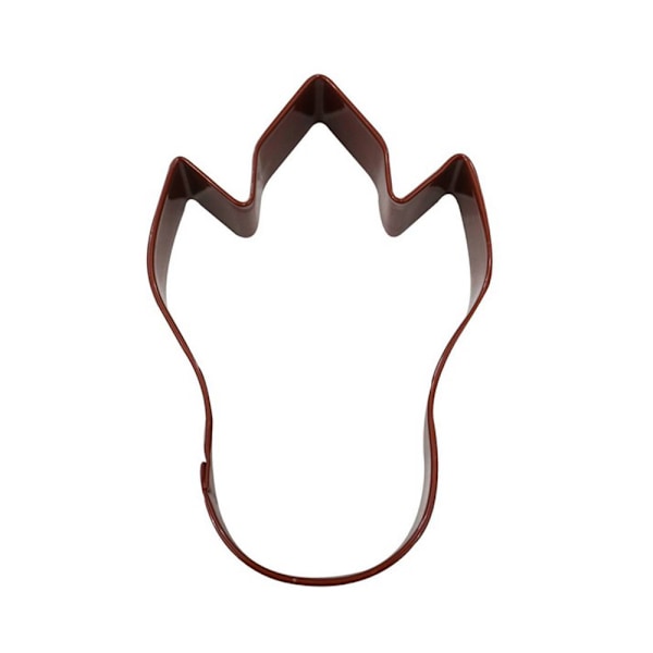 Årsdagshus Dinosauriefot Poly-Resin-belagd kakform Brown One Size