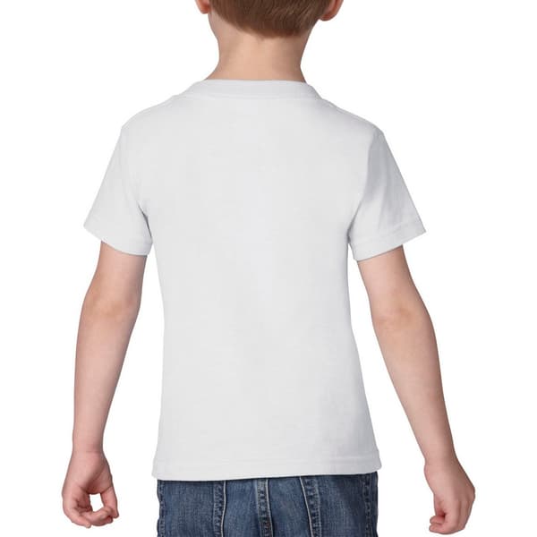Gildan Barn/Barn Bomull Tung T-shirt 5 År Vit White 5 Years