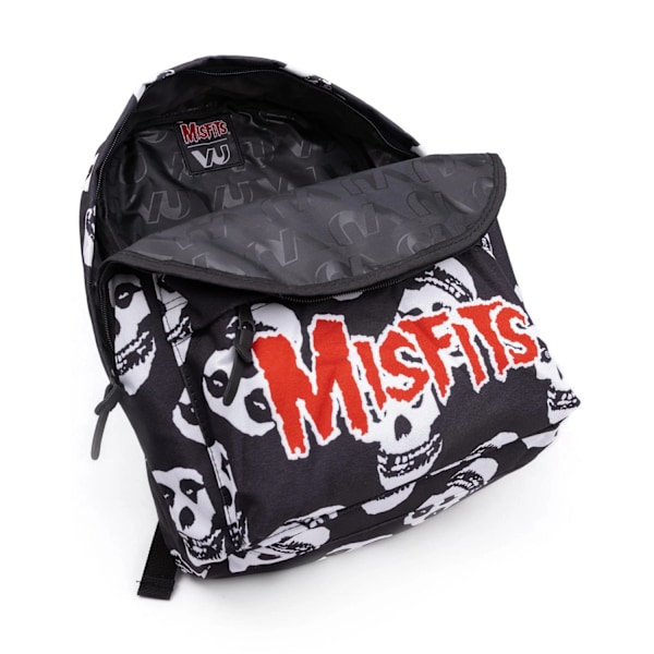 Misfits Skull Logo Ryggsäck One Size Svart/Vit/Röd Black/White/Red One Size