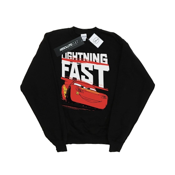 Disney Girls Cars Lightning Fast Sweatshirt 5-6 år Svart Black 5-6 Years