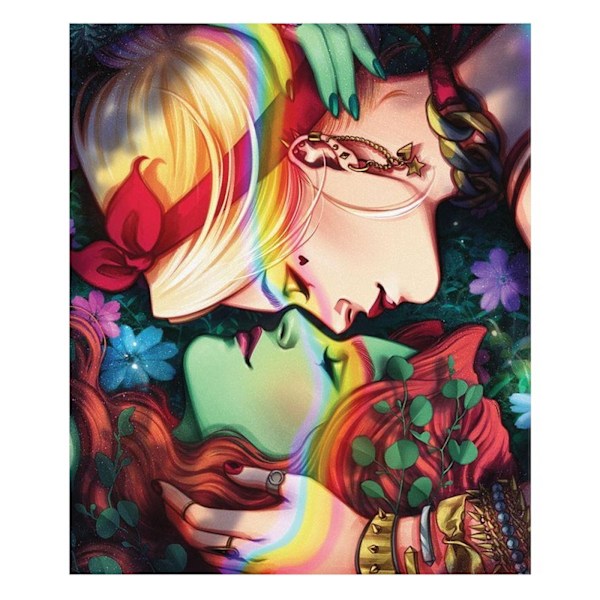 DC Comics Harley & Ivy Pride Pappersutskrift En Storlek Flerfärgad Multicoloured One Size