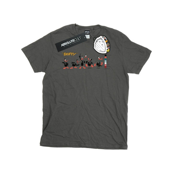 Looney Tunes Herr Daffy Duck Färgkod T-shirt M Charcoal Charcoal M