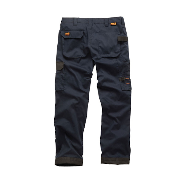 Scruffs Herr Arbetsbyxor 36S Marinblå Navy 36S