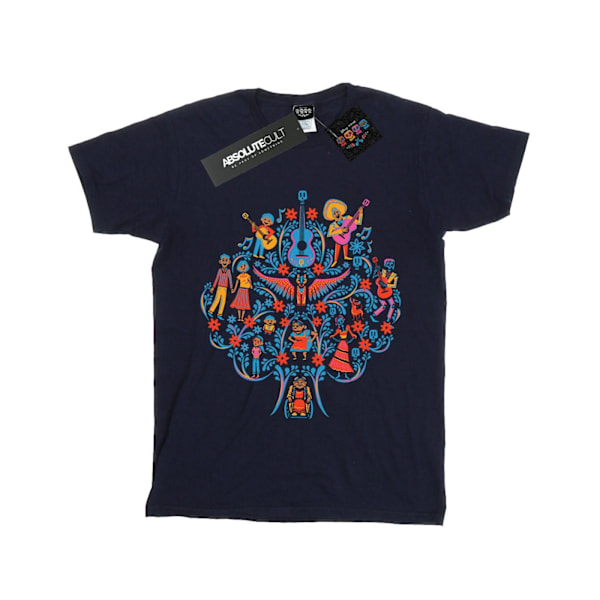 Disney Boys Coco Tree Pattern T-Shirt 12-13 år Marinblå Navy Blue 12-13 Years