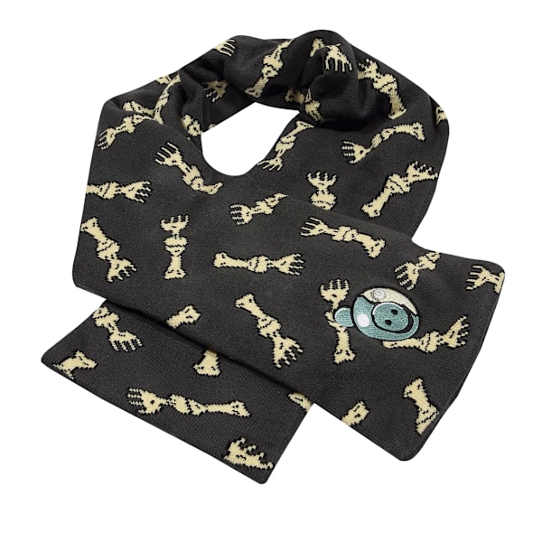 Piggy Boys Zombie Logo Vinterhalsduk One Size Svart Black One Size