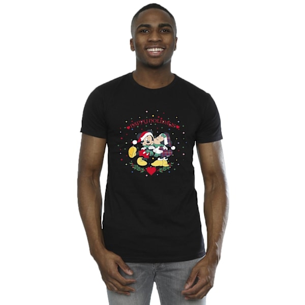 Disney Herr Mickey Mouse Mickey Minnie Jul T-shirt M Svart Black M