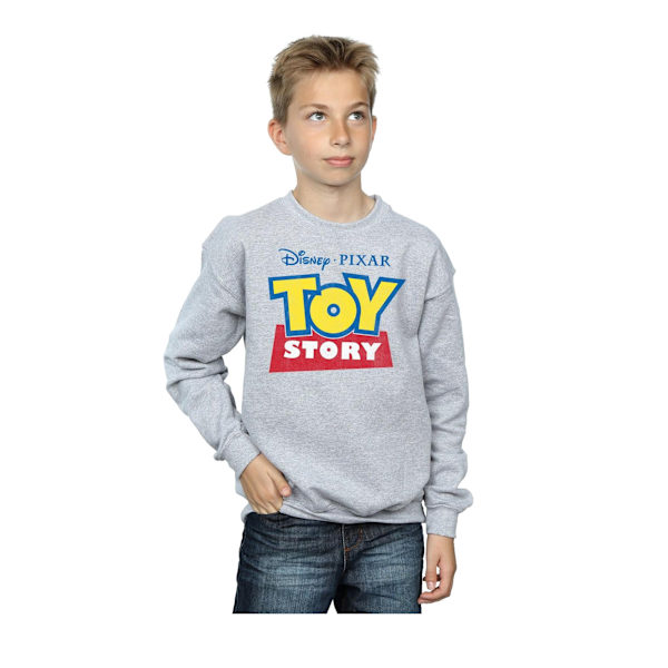 Toy Story Boys Logo Bomullströja 12-13 År Sports Grey Sports Grey 12-13 Years