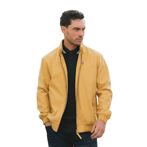 Lambretta Herr Duschresistent Harringtonjacka M Senapsgul Mustard M