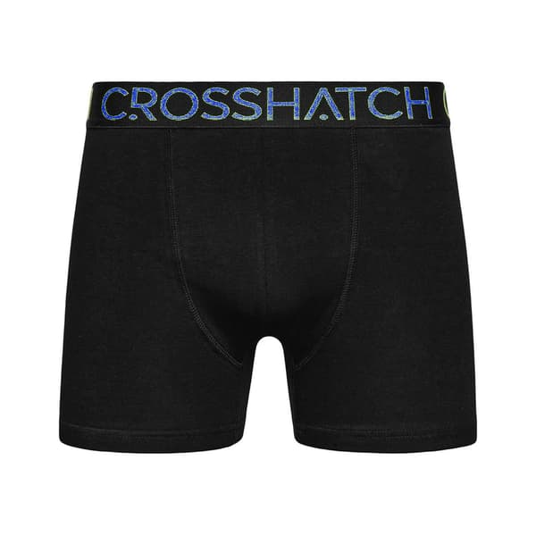 Crosshatch Chasma Boxershorts för män (5-pack) M Svart Black M