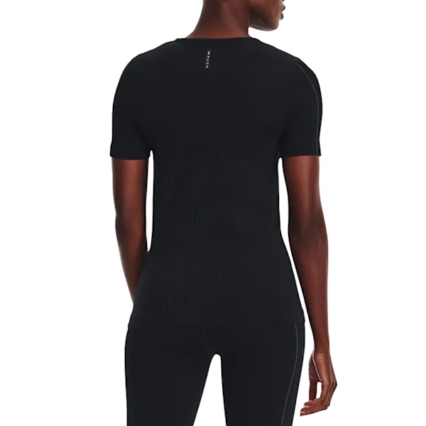 Under Armour Dam/Flickor Rush Seamless T-Shirt 12 UK Svart Black 12 UK
