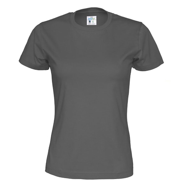 Cottover Dam/Kvinna Organisk T-shirt S Kolgrå Charcoal S