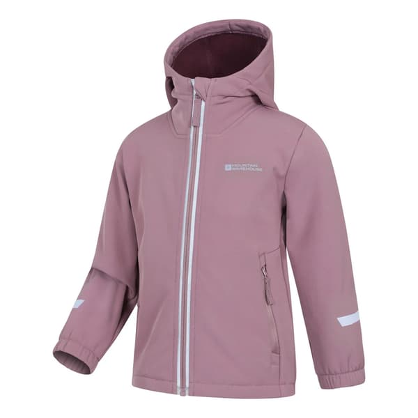 Mountain Warehouse Barn/Barn Huxley Reflex Softshelljacka Dusky Purple 3-4 Years