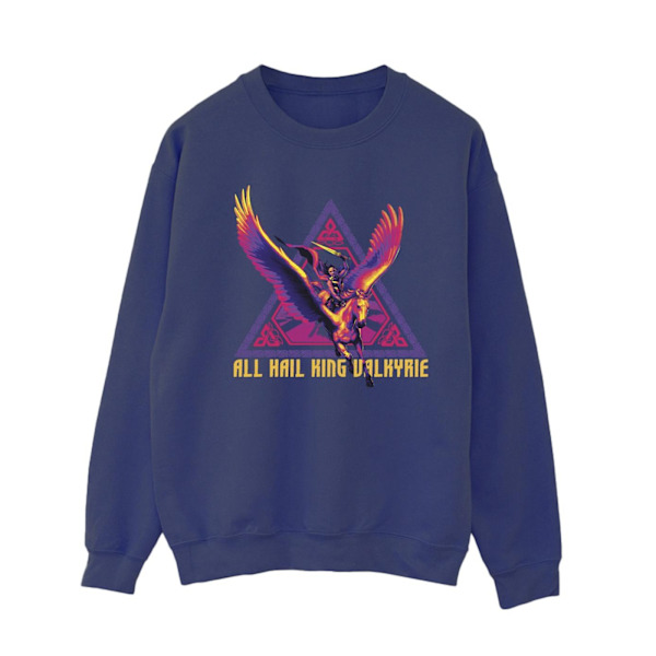 Marvel Dam/Kvinnor Thor Love And Thunder All Hail Valkyrie Sw Navy Blue M