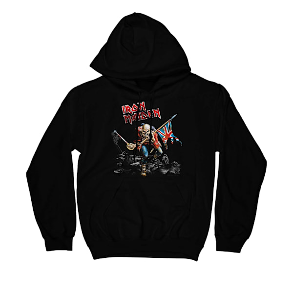 Iron Maiden Unisex Adult The Trooper Hoodie XL Svart Black XL