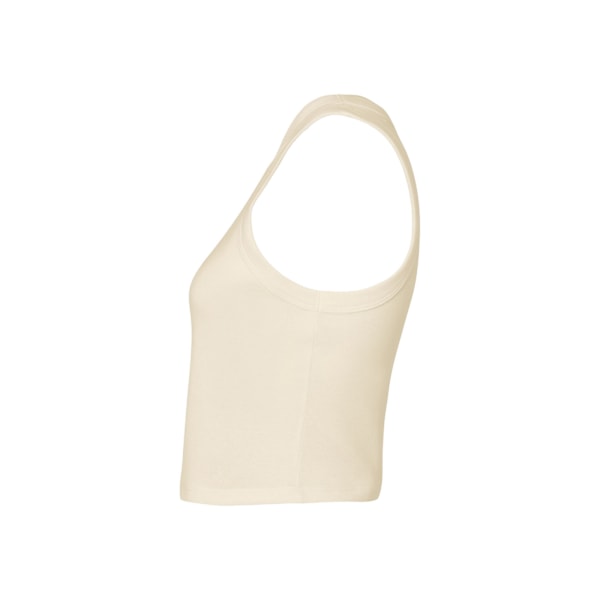 Bella + Canvas Dam Micro-Rib Racer Tank Top L Solid N Solid Natural L