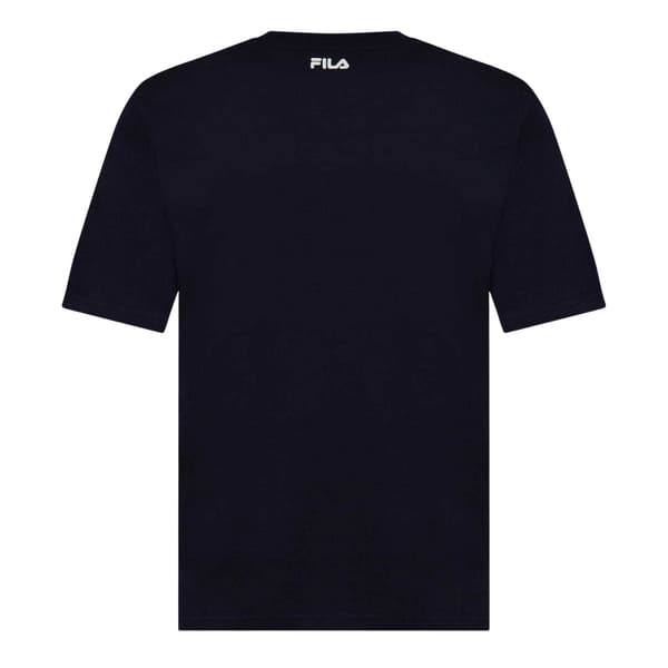 Fila Herr Harrison Logotyp Bomulls-T-shirt S Marinblå Navy S
