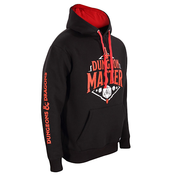 Dungeons & Dragons Unisex Vuxen Dungeon Master Hoodie M Svart Black M