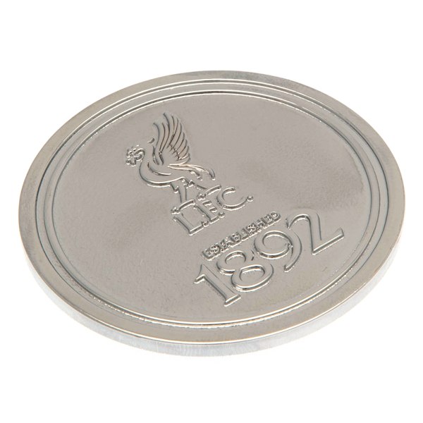 Liverpool FC Crest Car Badge One Size Silver Silver One Size