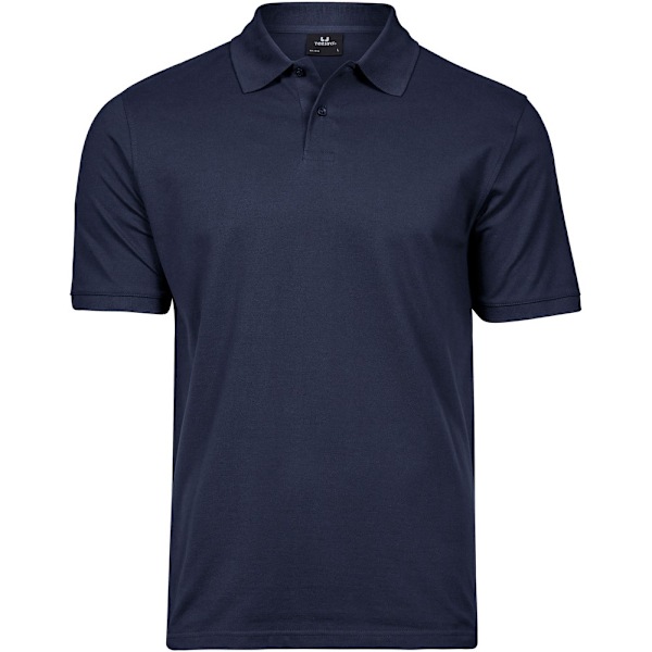 Tee Jays Herr Bomull Pique Poloshirt S Marinblå Navy S