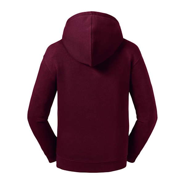 Russell Kids/Childrens Authentic Zip Hooded Sweatshirt 5-6 år Burgundy 5-6 Years