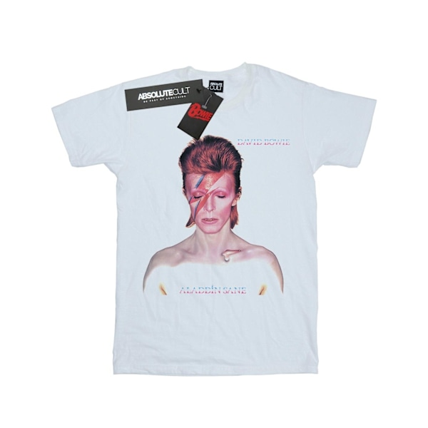 David Bowie Dam/Damer My Love For You Bomull Boyfriend T-Sh White XXL