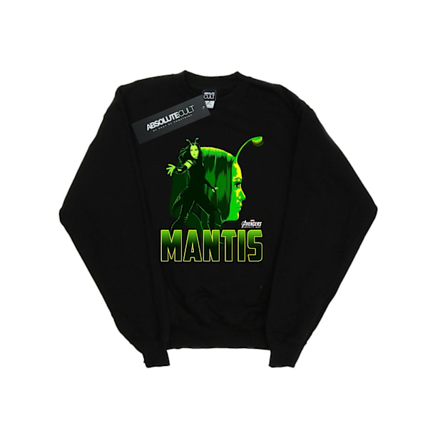 Marvel Girls Avengers Infinity War Mantis Karaktär Sweatshirt Black 5-6 Years