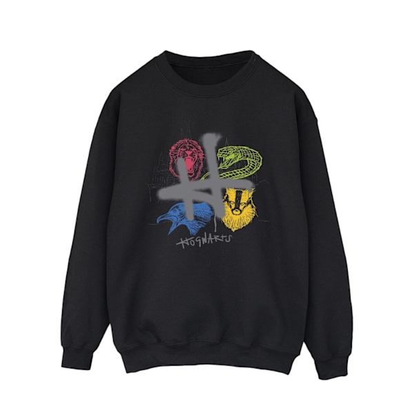 Harry Potter Herr Emblems H Spray Sweatshirt L Svart Black L