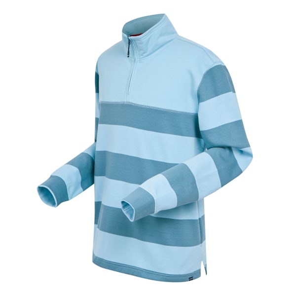 Regatta Agilno Randig Fleecejacka med Halv Dragkedja XL Powder Blue/ Powder Blue/Coronet Blue XL