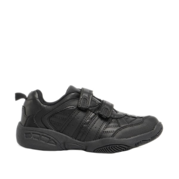 Dek Kids Unisex Fusion II Touch Fastening Sport Trainers 2 Juni Black 2 Junior UK