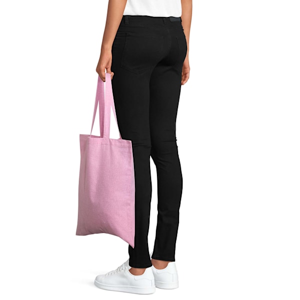 SOLS Awake Recycled Tote One Size Pink Heather Pink Heather One Size