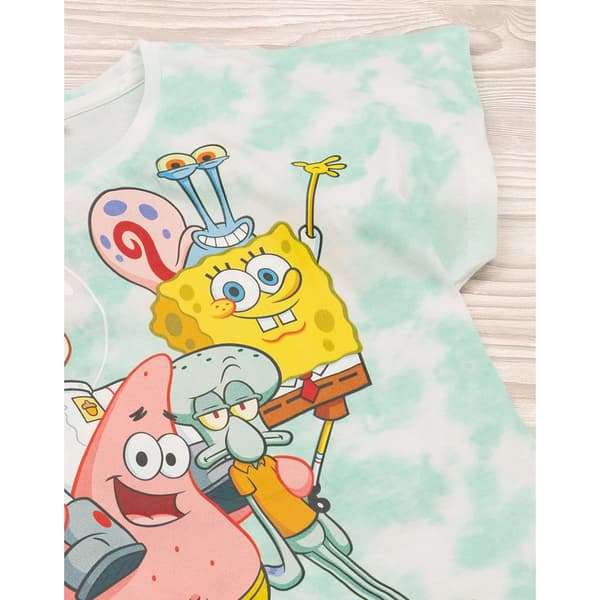 SpongeBob SquarePants flickor Front Tie Top 5-6 år Vit/Blå White/Blue 5-6 Years